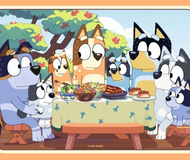 Bluey Puzzle 2x24 Teile