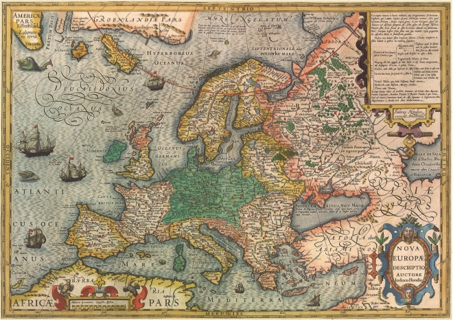 Puzzlekarte Europa 1000 Teile