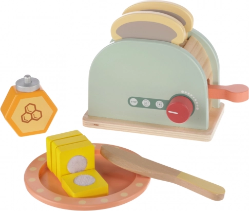 Holz-Toaster-Set, Holz