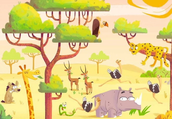 Ravensburger Safari Puzzle & Spiel 2x24 Teile