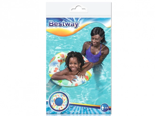 Bestway Aufblasbarer Schwimmring 61cm – Gelb