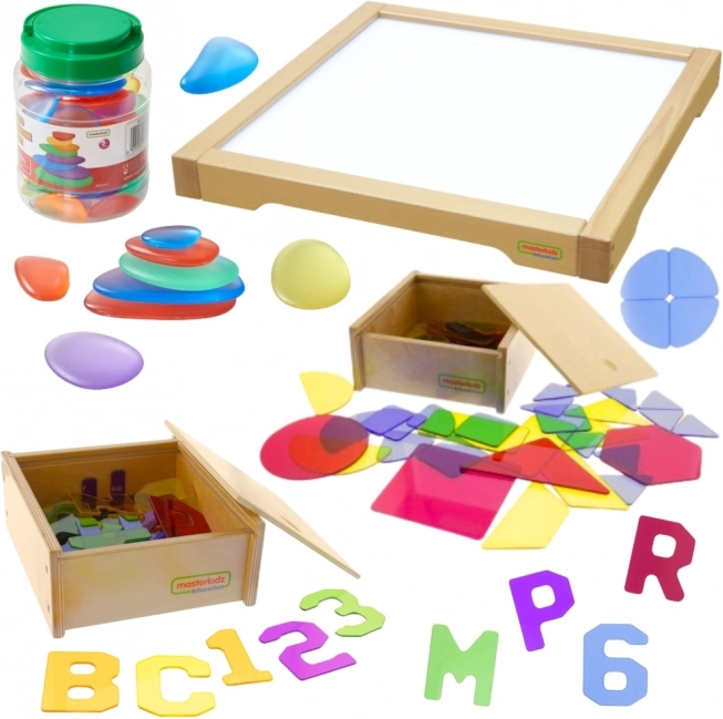 Masterkidz LED-Panel Sensomotorische Box mit Zubehör