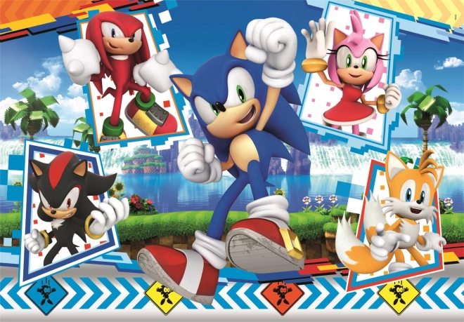 Puzzle Sonic 24 Teile Maxi für Kinder
