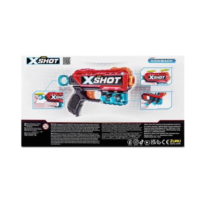 X-Shot Excel Kickback Blaster 8 Pfeile