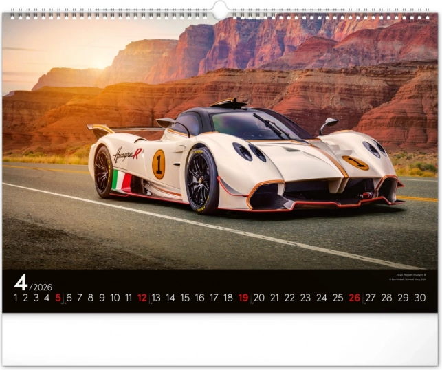 Wandkalender Schnelle Autos 2026