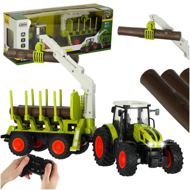 RC-Traktor mit Fußstütze