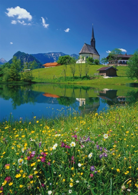 SCHMIDT Puzzle Inzell Einsiedlhof und Kirche St. Nikolaus 1000 Teile
