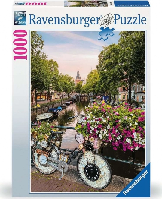 Ravensburger Puzzle Fahrrad in Amsterdam 1000 Teile