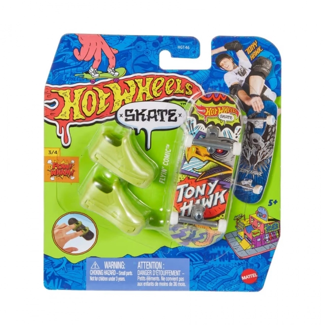 Fingerboard Hot Wheels Skate mit Schuhen
