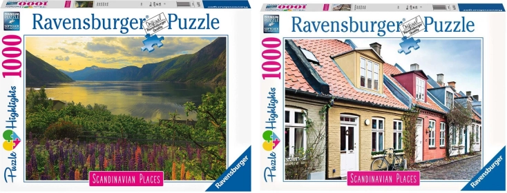 Set aus zwei Puzzles 2 × 1000 Teile RAVENSBURGER