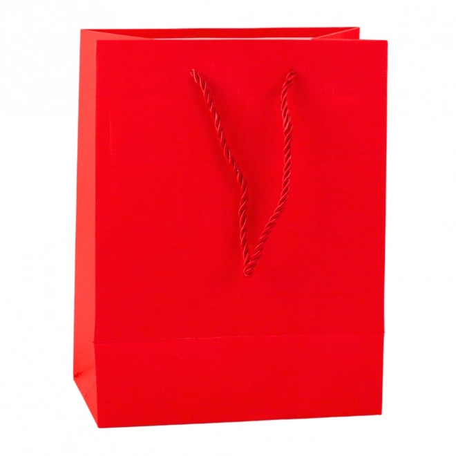 Elegante Geschenktasche mit Reliefmuster von Quadraten