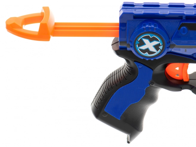 Schaumstoffmaschinenpistole NERF + Zielscheibe + 8 Pfeile