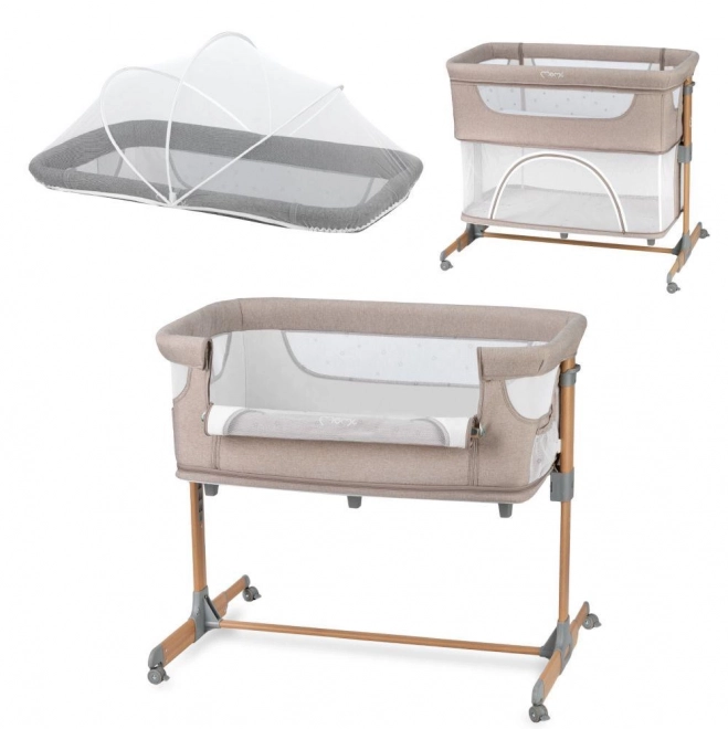 Multifunktionales Babybett MoMi Smart Bed 3 in 1 Beige