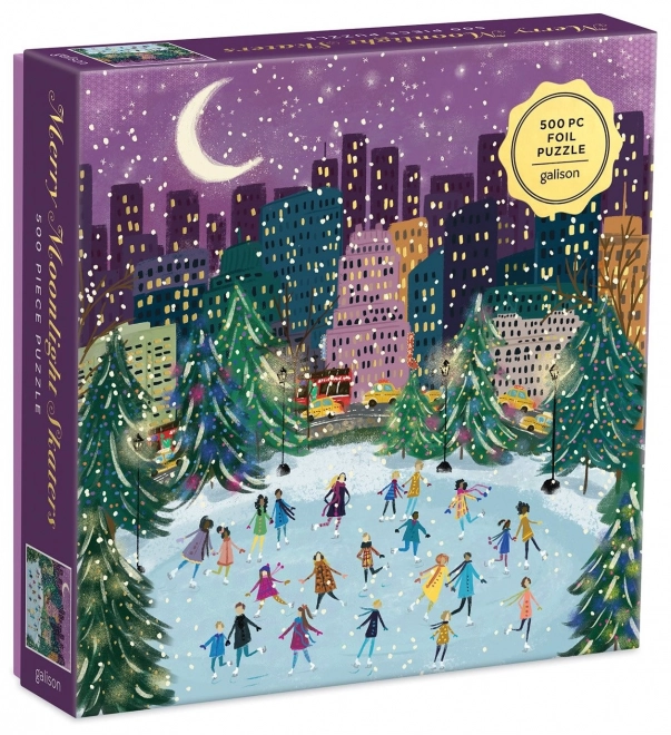 Mondschein Eislauf Puzzle 500 Teile