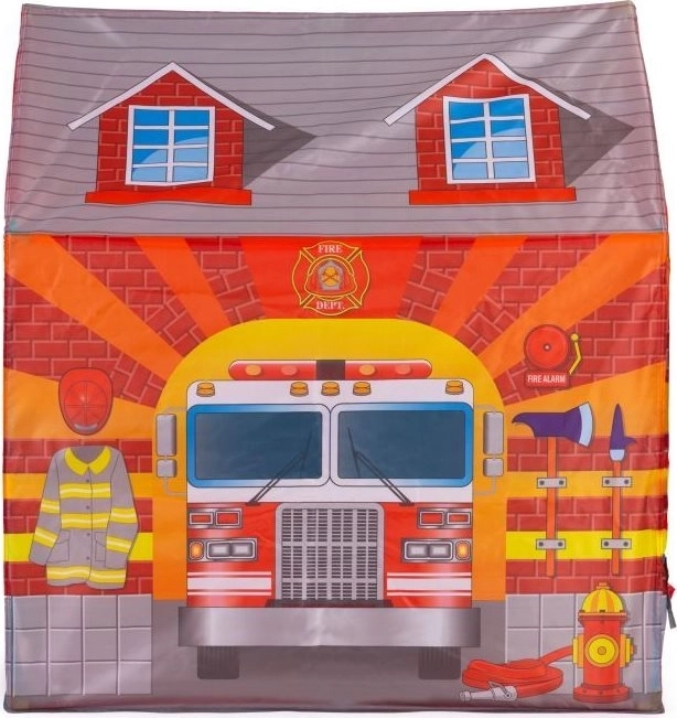 Kinderzelt mit Tunnel Feuerwehrstation IPLAY
