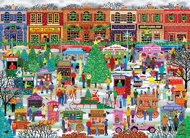 Eurographics Puzzle Weihnachtsmarkt im Zentrum XL 500 Teile