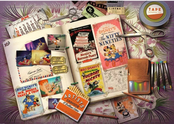 Ravensburger Puzzle Disney: 1940 Mickey Jubiläum 1000 Teile