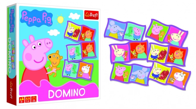 Peppa Wutz Domino Spiel von Trefl