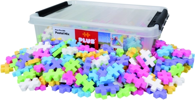 Plus-Plus Große Box Pastellfarben