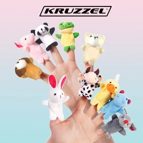 Fingerpuppen-Set Tiere