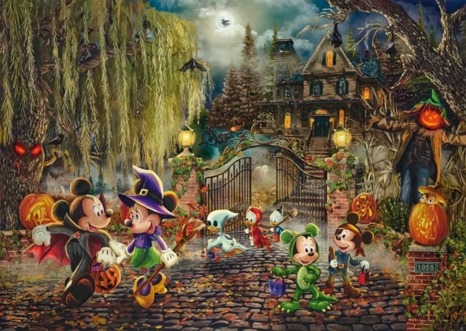 SCHMIDT Puzzle Disney: Mickey und Minnie zu Halloween 1000 Teile