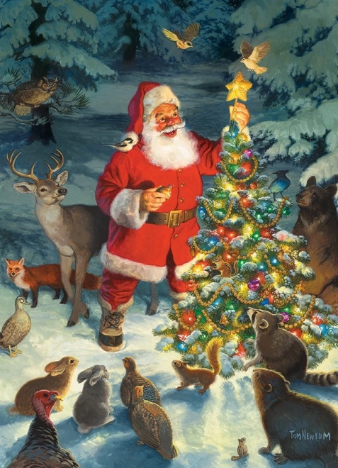 Puzzle Santas Weihnachtsbaum 1000 Teile von Cobble Hill