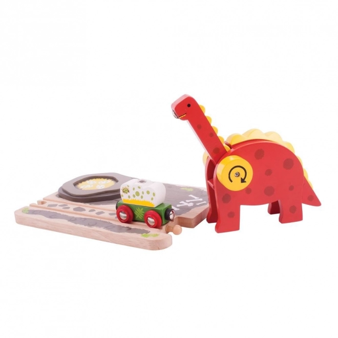 Bigjigs Rail Dino-Kran