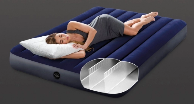 Aufblasbare Matratze INTEX Double Velour 191x137 cm
