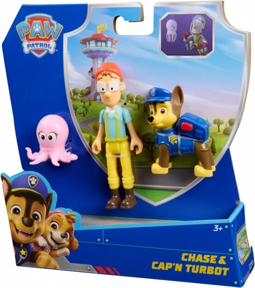 Vertreter Paw Patrol Figuren Chase und Kapitän Turbot