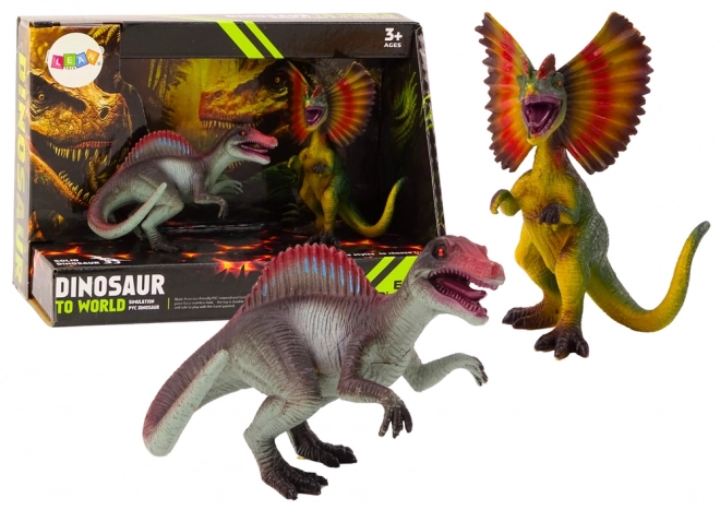 Dinosaurier Figuren Spinosaurus und Dilophosaurus Set