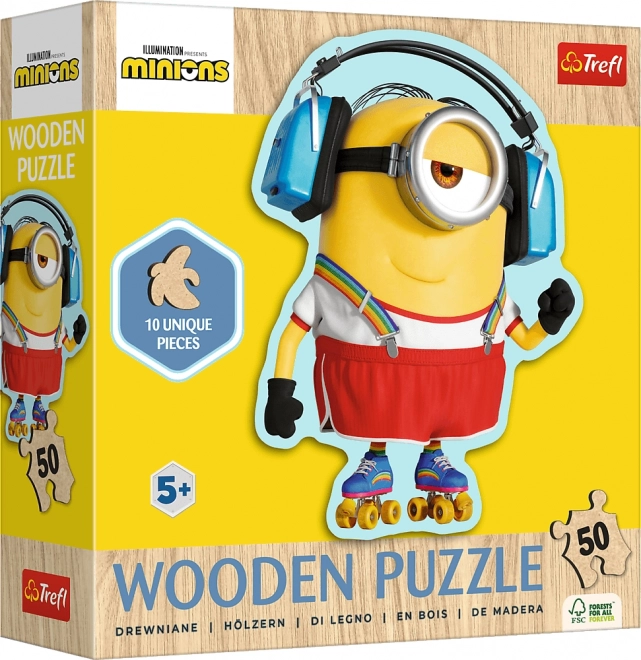 Trefl Holzpuzzle Minions: Verrückter Minion 50 Teile