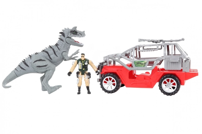 Offroad-Abenteuer mit Dinosaurier