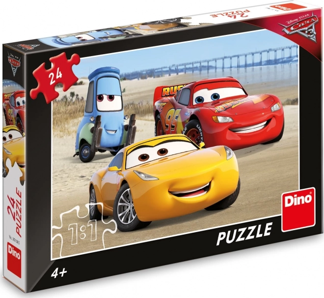 Dino Puzzle Cars 3 Am Strand 24 Teile