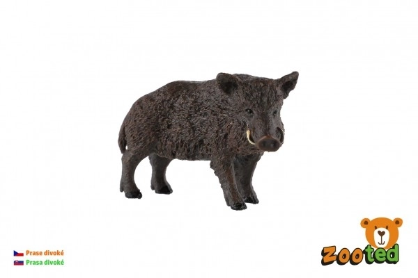 Wildschwein Kunststofffigur 7cm