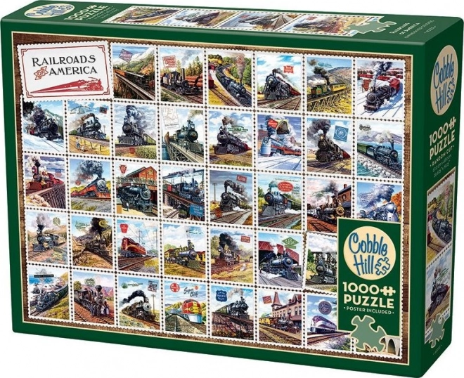 Cobble Hill Puzzle Amerikanische Eisenbahnen 1000 Teile