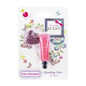 Lukky Glitzernder Lipgloss Kirsche mit Anhänger