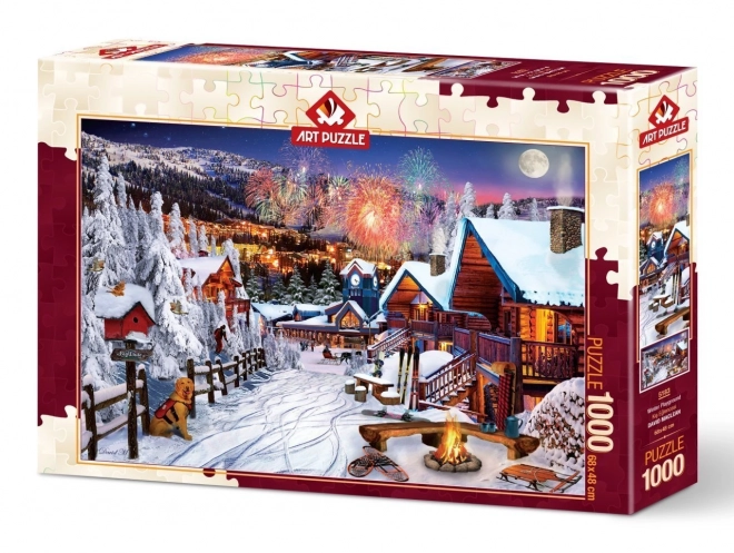 Winterfreuden Puzzle 1000 Teile