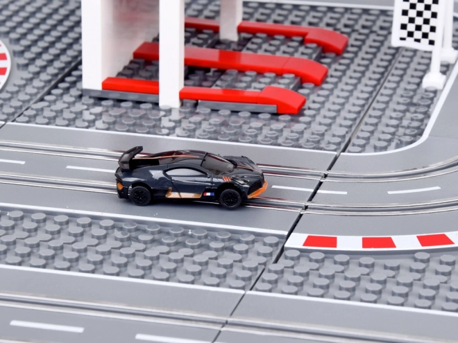 Bugatti Rennstrecke Spielzeug mit Bausteinen