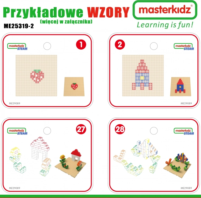 Masterkidz Holz-Bildungstisch mit Zubehör STEM Wall