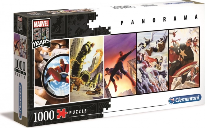 Panorama-Puzzle 80 Jahre MARVEL 1000 Teile