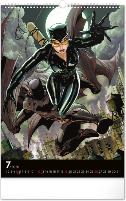 Wandkalender Batman Dark 2026