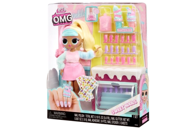 L.O.L. Surprise! OMG Nagelstudio mit Puppe Candylicious Sprinkles Shop