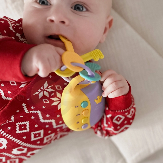 Interaktives Autoschlüssel-Set mit Fernbedienung und Beißring für Babys