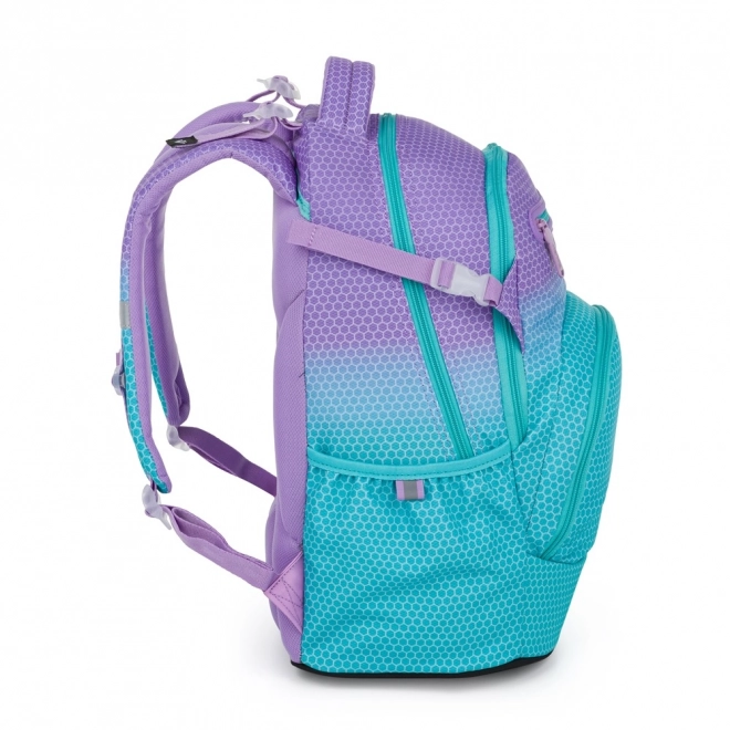 Schulrucksack OXY Blau-Pink Ombre