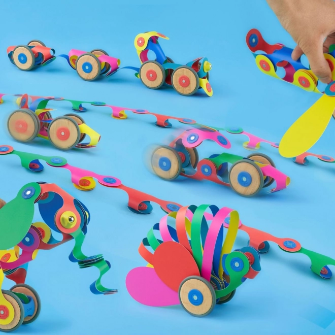 Magnetische Clixo Fahrzeugbau-Set