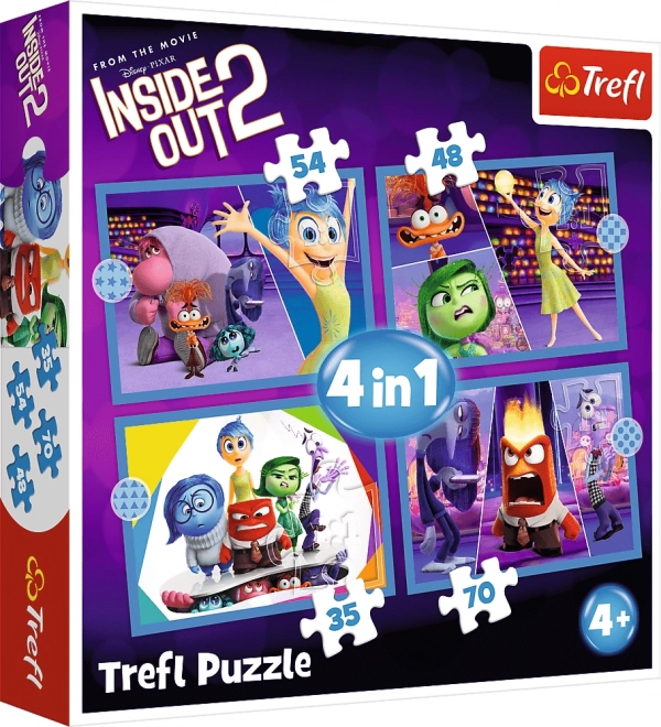 Puzzle Emotions Inside Out - 4 in 1