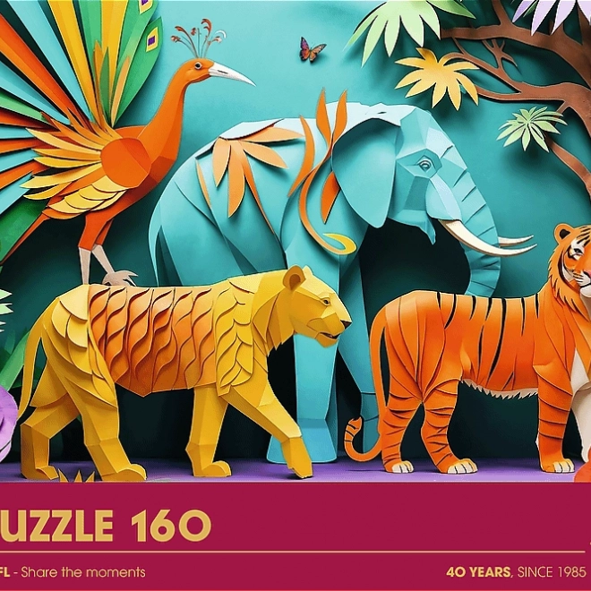 Trefl Puzzle Paper Art: Dschungel 160 Teile