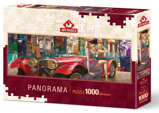 Panoramapuzzle Abend-Einladung 1000 Teile