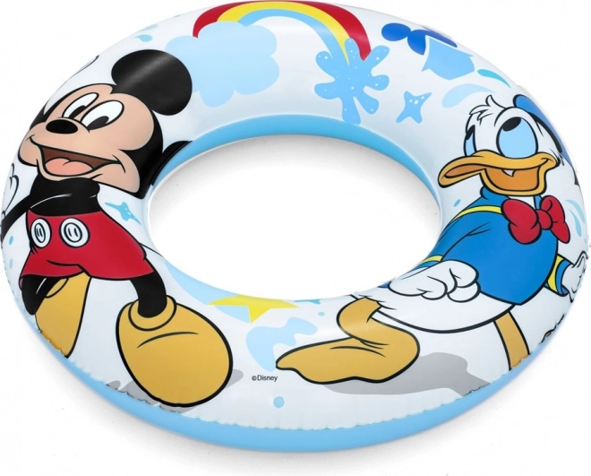 Aufblasbarer Schwimmring Mickey Mouse und Donald Duck 56 cm