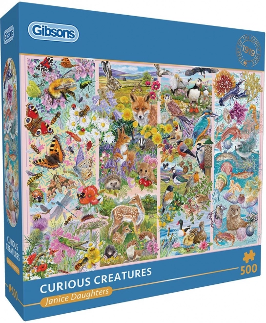 Puzzle Neugierige Kreaturen 500 Teile
